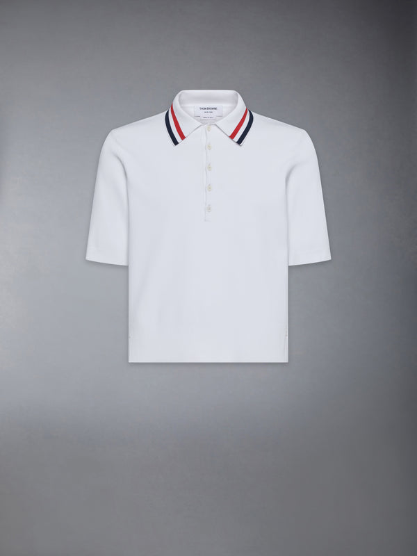 STRETCH VISCOSE TENNIS POLO - featured image
