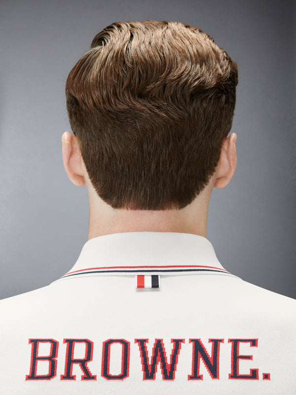 BROWNE 65 INTARSIA ZIP POLO - image 5