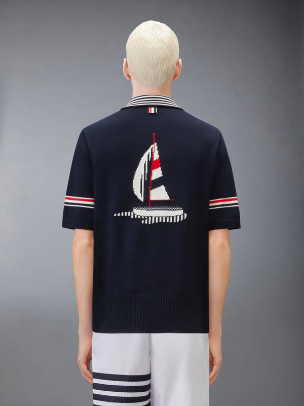 RWB ARMBAND SAILBOAT RUGBY POLO - image 2