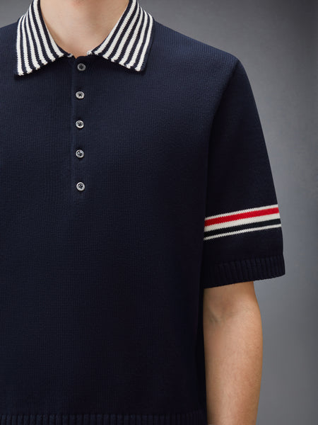 RWB ARMBAND SAILBOAT RUGBY POLO NAVY