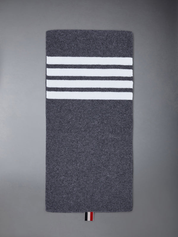 CASHMERE RIB 4-BAR SCARF - featured image