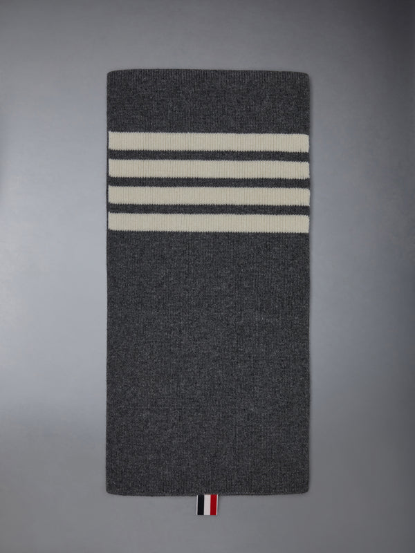 CASHMERE RIB 4-BAR SCARF - featured image