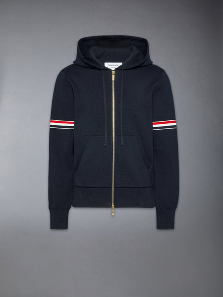 MILANO STITCH RWB ARMBAND HOODIE NAVY