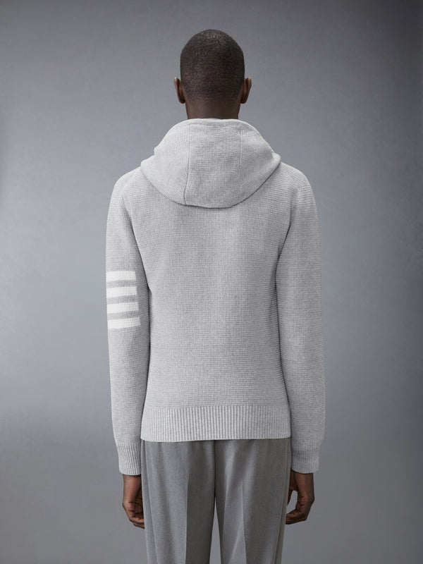 LINEN COTTON 4-BAR RELAXED FIT HOODIE - image 3