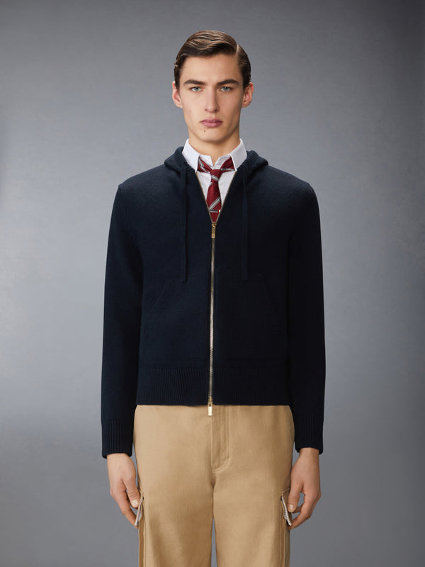 GEESE INTARSIA MERINO WOOL HOODIE - image 1