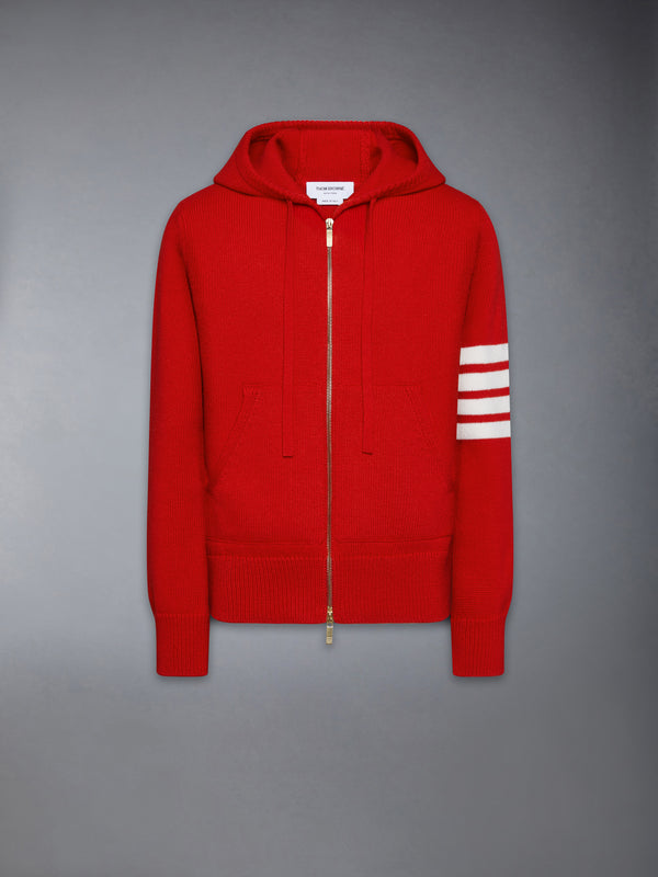 HECTOR INTARSIA MERINO ZIP UP HOODIE - featured image