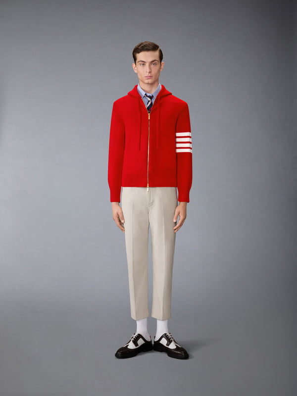 HECTOR INTARSIA MERINO ZIP UP HOODIE - image 3