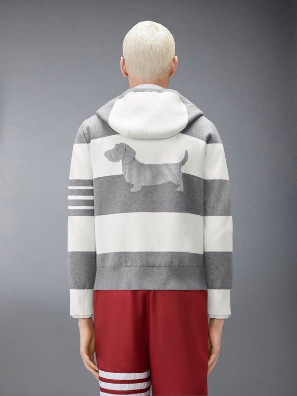HECTOR 4-BAR RUGBY ZIP UP HOODIE - image 2