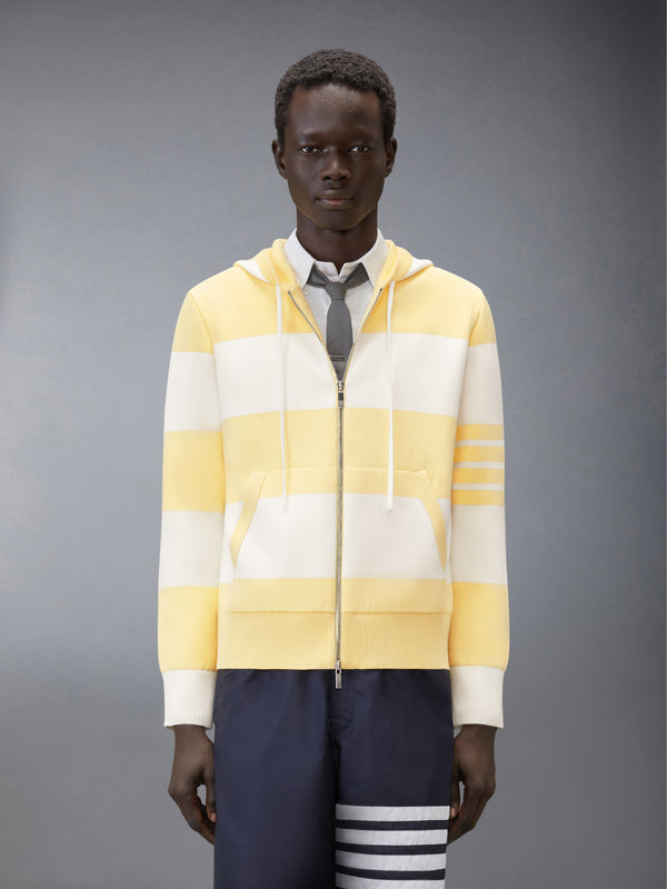 HECTOR 4-BAR RUGBY ZIP UP HOODIE - image 1