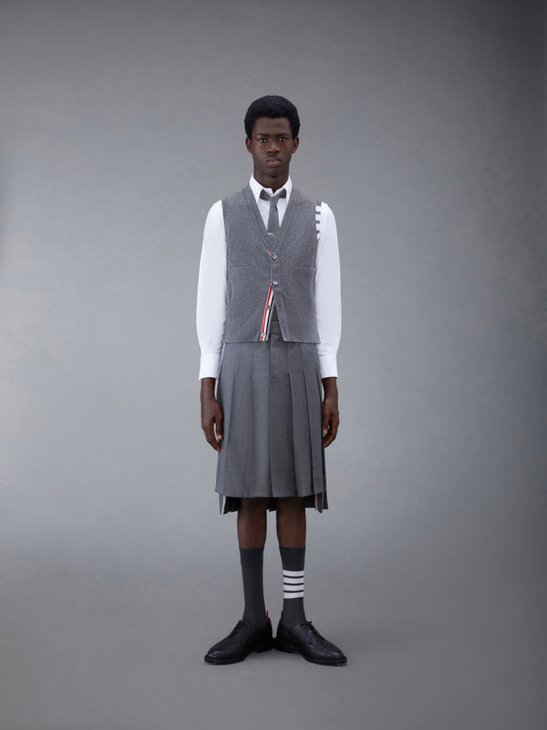 CLASSIC CASHMERE 4-BAR V-NECK CARDIGAN VEST - image 3