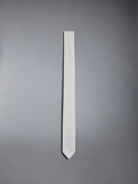 SEERSUCKER CLASSIC TIE MEDIUM GREY