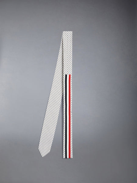 SEERSUCKER CLASSIC TIE MEDIUM GREY