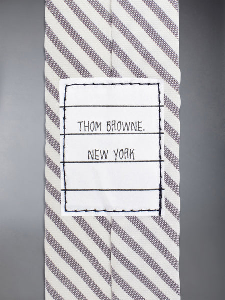 SEERSUCKER CLASSIC TIE MEDIUM GREY
