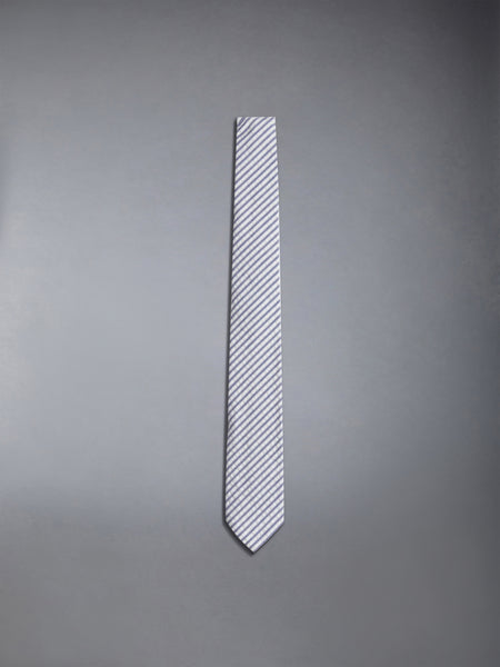 SEERSUCKER CLASSIC TIE NAVY