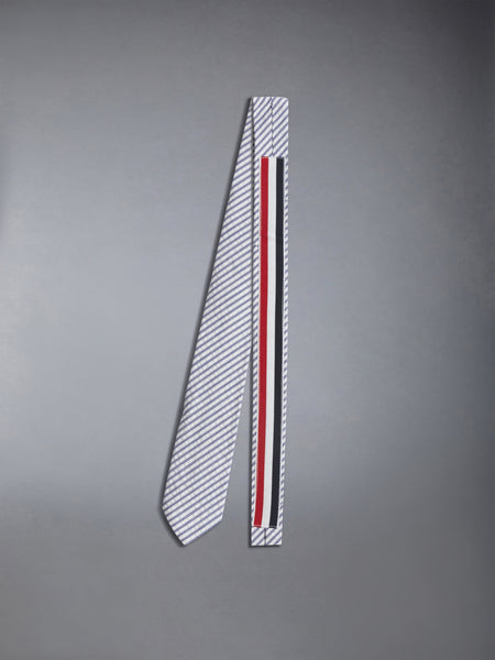 SEERSUCKER CLASSIC TIE NAVY