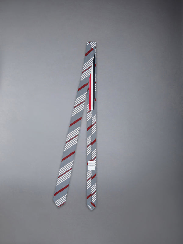 JACQUARD 4-BAR SILK COTTON TIE - image 2