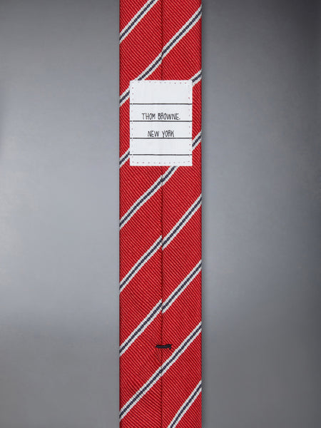JACQUARD BROWNE 65 TIE RED