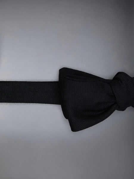 SUPER 120'S TWILL BOW TIE BLACK