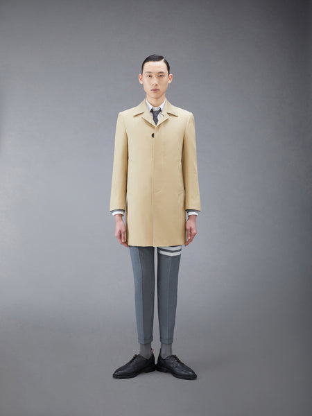 MACKINTOSH BAL COLLAR OVERCOAT KHAKI
