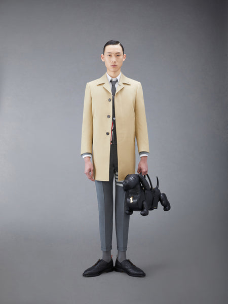MACKINTOSH BAL COLLAR OVERCOAT KHAKI