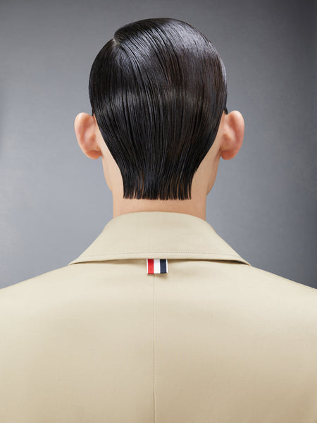 MACKINTOSH BAL COLLAR OVERCOAT KHAKI