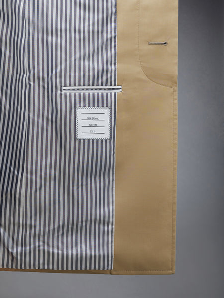 MACKINTOSH BAL COLLAR OVERCOAT KHAKI