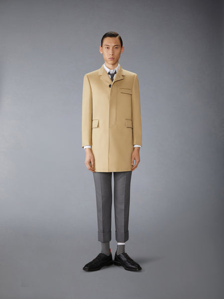 MACKINTOSH CHESTERFIELD OVERCOAT KHAKI