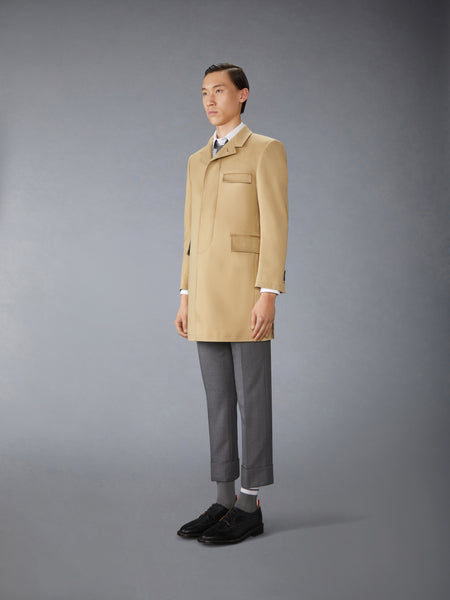MACKINTOSH CHESTERFIELD OVERCOAT KHAKI