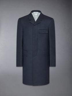 TWILL WOOL CLASSIC CHESTERFIELD OVERCOAT