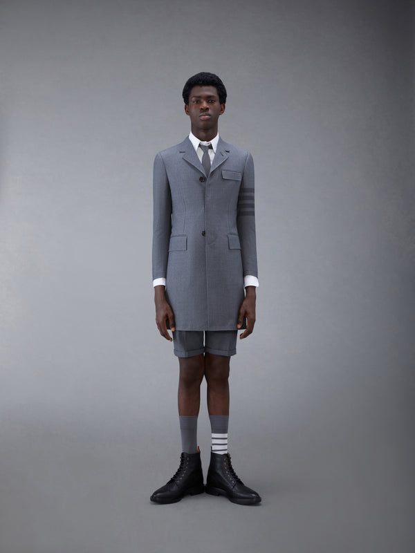 STEP TWILL SCHOOL UNIFORM HIGH ARMHOLE CHESTERFIELD OVERCOAT - featured image