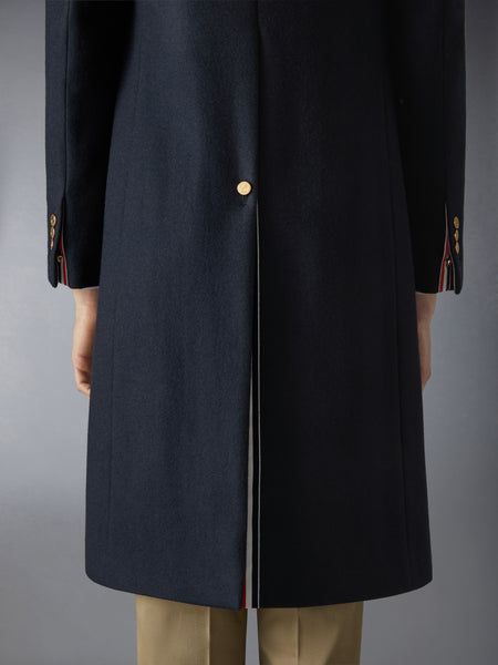 MELTON CLASSIC BAL COLLAR OVERCOAT NAVY