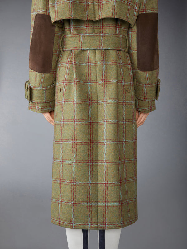 HUNTING TWEED OVERSIZED TRENCH - image 7