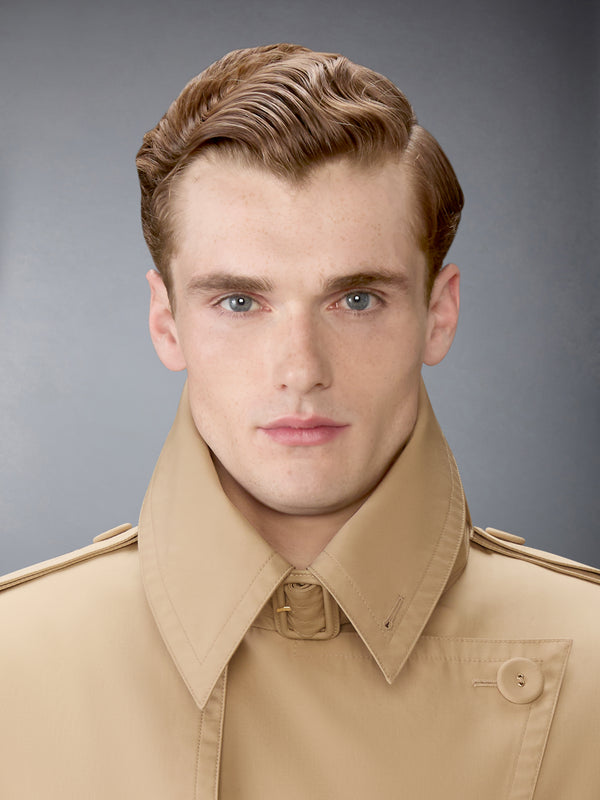 OVERSIZED COTTON SUITING TRENCH COAT - image 8