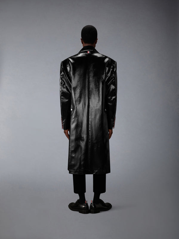 GABARDINE SLICKER OVERSIZED PEACOAT - image 4
