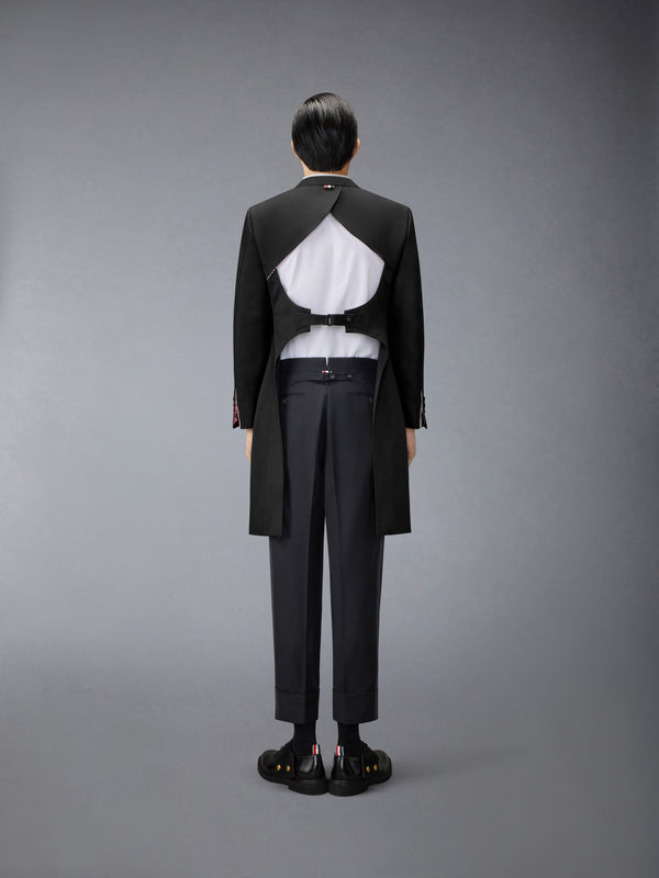 울 모헤어 에이프런 테일러드 오버코트 - image 3