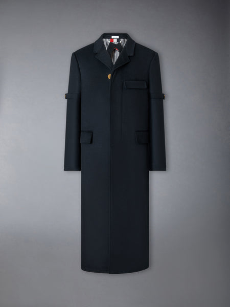 CASHMERE CHESTERFIELD OVERCOAT NAVY
