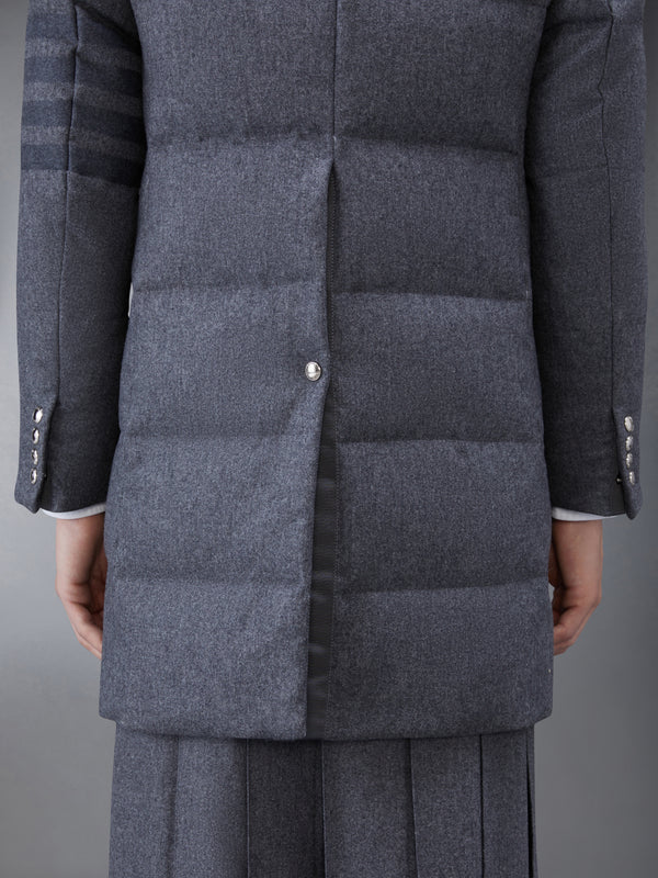 FLANNEL DOWN FILLED 4-BAR OVERCOAT - image 8