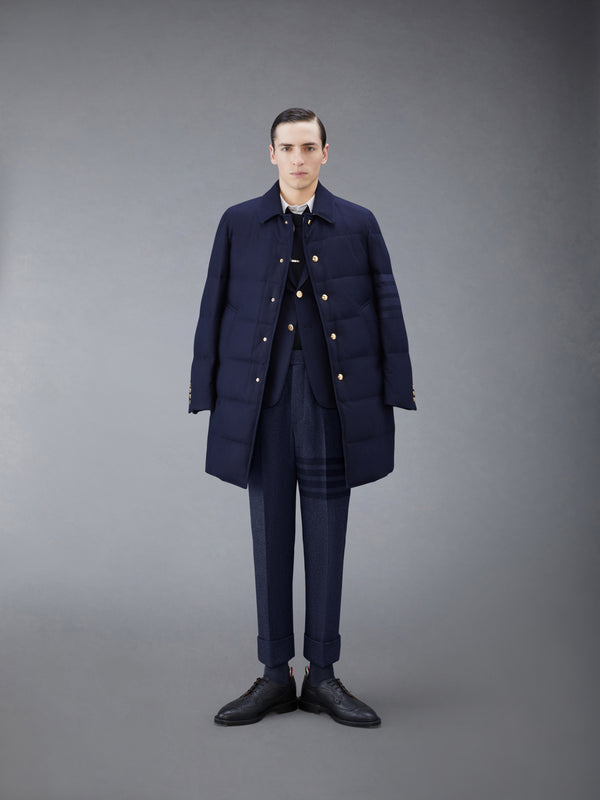 FLANNEL DOWN FILLED 4-BAR OVERCOAT - image 3