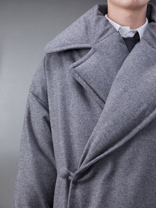 Downfilled Flannel Oversized Coat - image 8