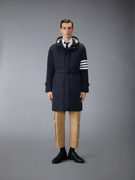 POLY TWILL 4-BAR DOWN FILLED PARKA NAVY
