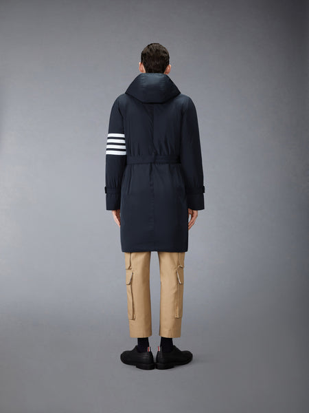 POLY TWILL 4-BAR DOWN FILLED PARKA NAVY