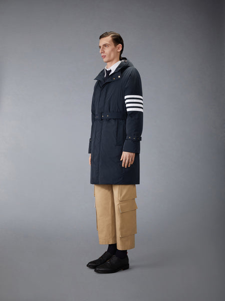 POLY TWILL 4-BAR DOWN FILLED PARKA NAVY