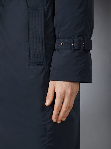POLY TWILL 4-BAR DOWN FILLED PARKA NAVY