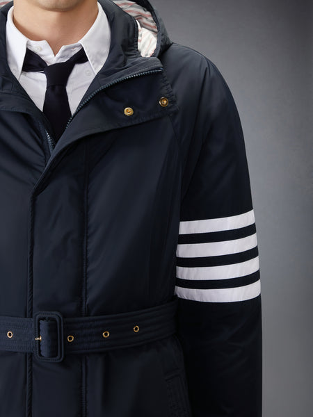 POLY TWILL 4-BAR DOWN FILLED PARKA NAVY