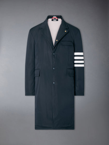 POLY TECH DOWN FILLED 4-BAR OVERCOAT NAVY