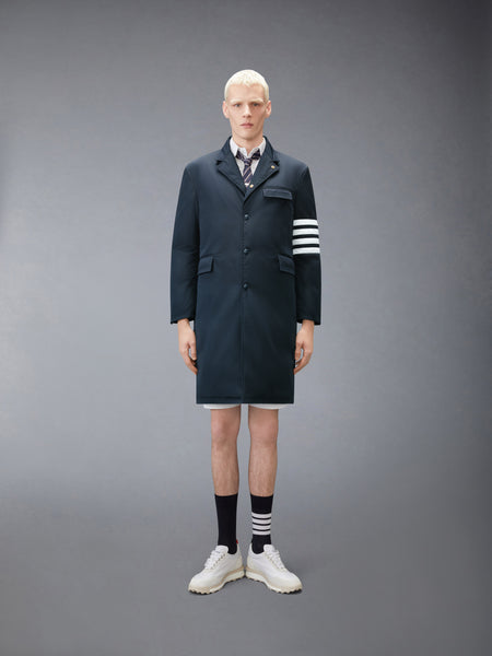 POLY TECH DOWN FILLED 4-BAR OVERCOAT NAVY