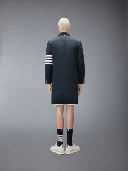 POLY TECH DOWN FILLED 4-BAR OVERCOAT NAVY