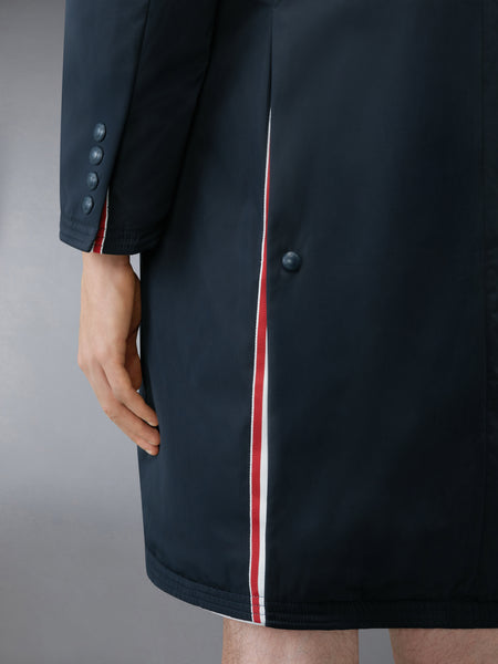 POLY TECH DOWN FILLED 4-BAR OVERCOAT NAVY