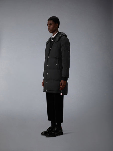 POLY TECH DOWN FILLED COAT WITH ARMBANDS BLACK