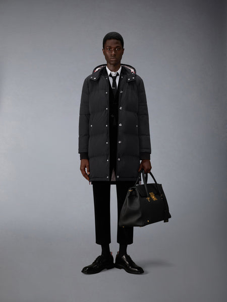 POLY TECH DOWN FILLED COAT WITH ARMBANDS BLACK